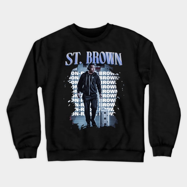 ST brown 14 Crewneck Sweatshirt by NFLapparel